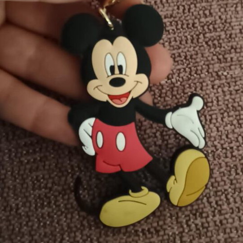 Keychain new with Mickey black and red