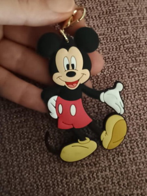 Keychain new with Mickey black and red