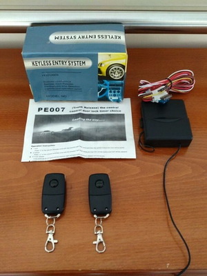 Wireless car central locking new, universal keyless entry system