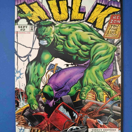 The Rampaging Hulk 2 B comic book used, English