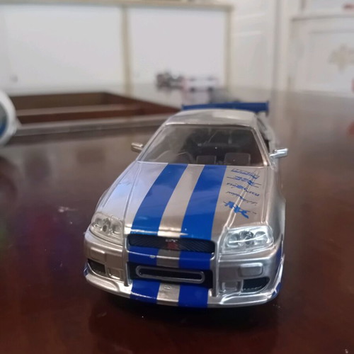 Nissan Skyline GT R toy car used, scale 1:32