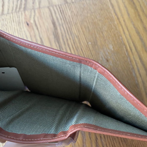 Guess wallet new leather brown in box