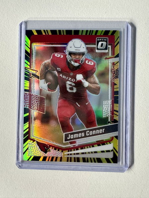 2023 Panini Donruss Optic Electricity Prizm #3 James Conner κάρτα καινούργια