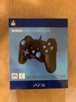 Wired Official Mini Controller PlayStation 3 sealed BigBen Interactive new