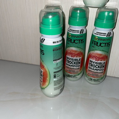 Garnier Fructis Watermelon Invisible Dry Shampoo 3x100 ml like new