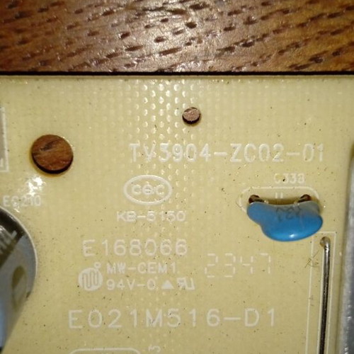 Sharp 43" 4K UHD LED 43GL4260EB power board used