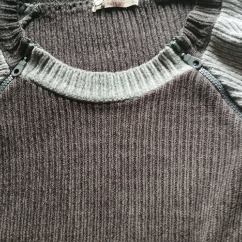 Combo's Knit Story men's sweater L gray like new