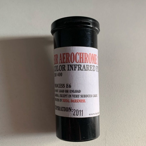 Aerochrome color infrared medium format film used