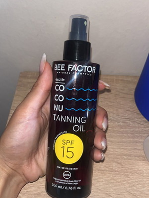Bee Factor Exotic Coconut Tanning Oil SPF15 200ml
