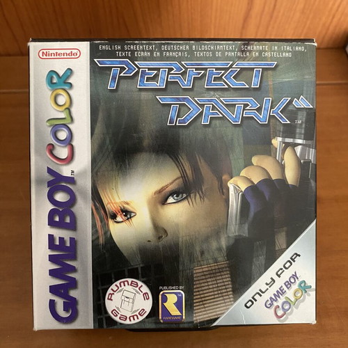 Perfect Dark Game Boy Color game boxed