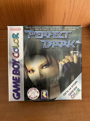 Perfect Dark Game Boy Color game boxed