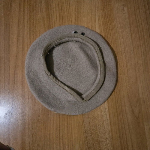 French beret new brown, one size