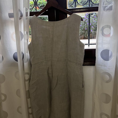 Uterque dress used, straight cut, gray, size S