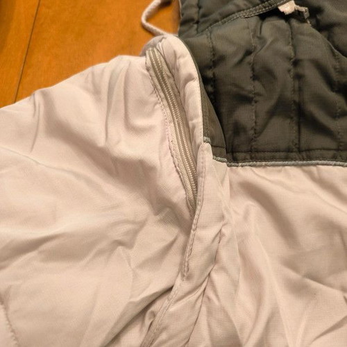 Children's jacket with detachable sleeves 13 years 158 cm like new, beige and gray