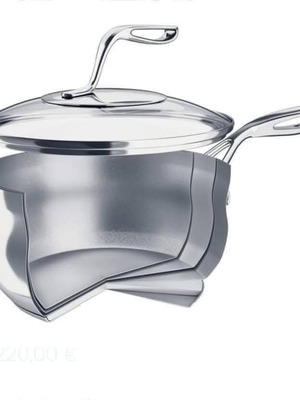 Tupperware Mastro 2.8l Stainless Steel Cookware New