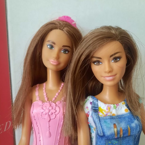 Mattel Barbie dolls Raquelle & Skipper lot of 2 (2017-2018)