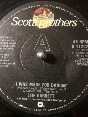 Leif Garrett I Was Made For Dancin' βινύλιο 7" 45 RPM single μεταχειρισμένο