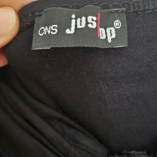 Strapless dress JusTop like new, black and red