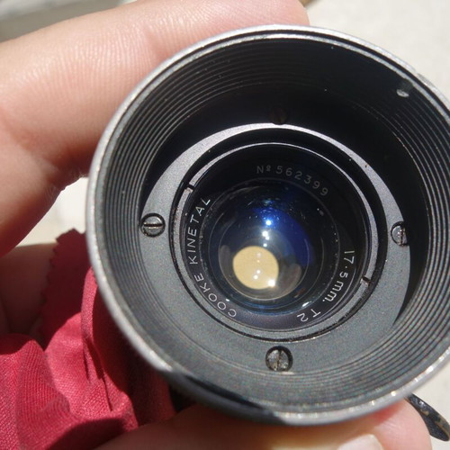 Vintage Cooke Kinetal cinema lenses used, set of 4 pieces