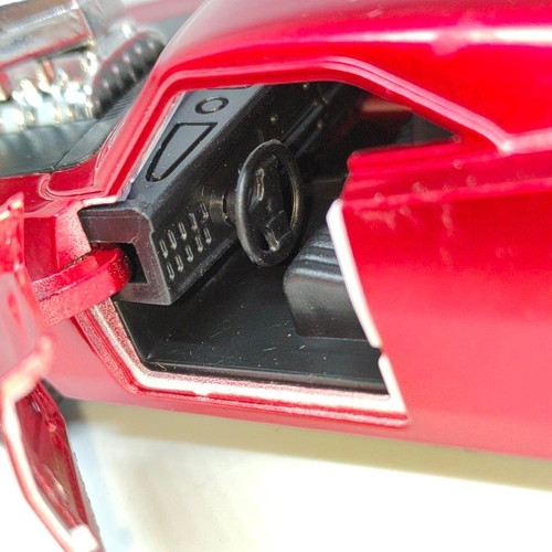 Hot Engine Classic Retro Garage Car Dodge Charger 1:32 red metallic like new