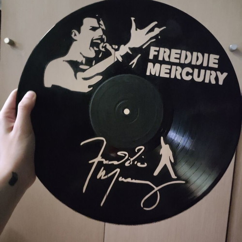 Freddy Mercury Wall Decor Handmade Like New