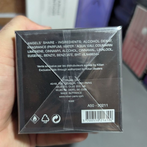 Kilian Angels Share authentic perfume new