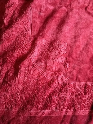 Ριχτάρι μεταχειρισμένο κόκκινο-μπορντό vintage 145x200