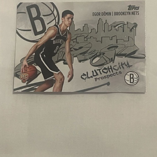 Egor Demin Clutch City Topps card like new
