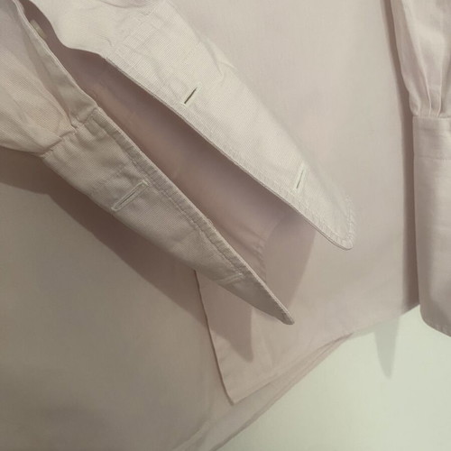 Charvet Paris men's long-sleeve shirt like new, pink, double cuff