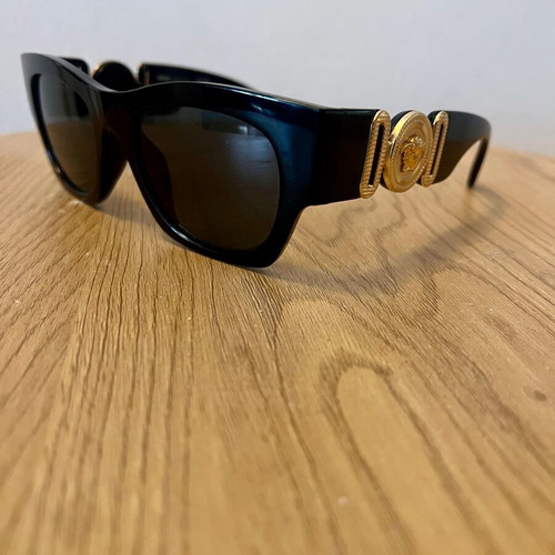 Versace sunglasses model 4479U GB187, black and gold, women's
