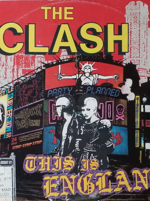 The Clash This Is England vinyl single used, rock punk