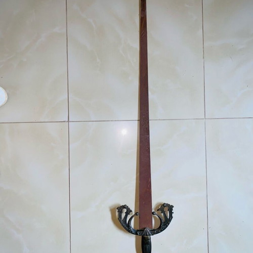 Decorative sword, 112 cm, rusty
