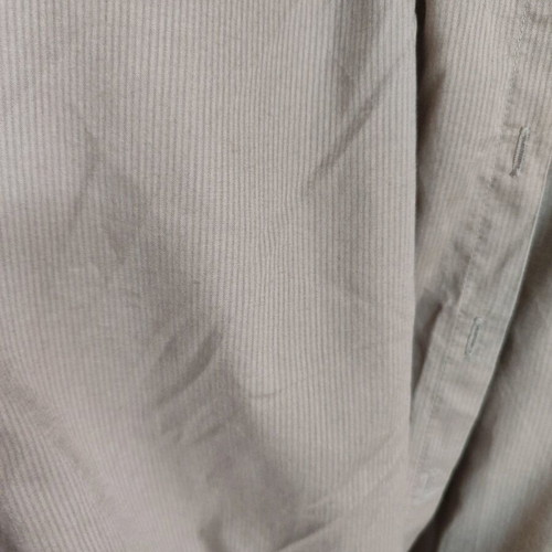 Sleeveless cotton shirt with tie like new, grey-beige