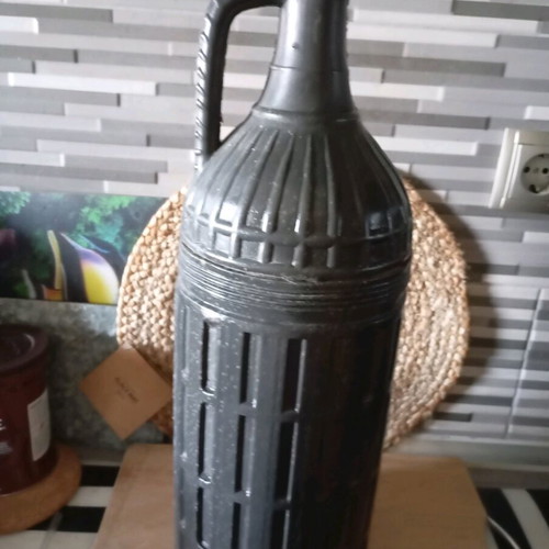 Kanata with glass inside for tsipouro used