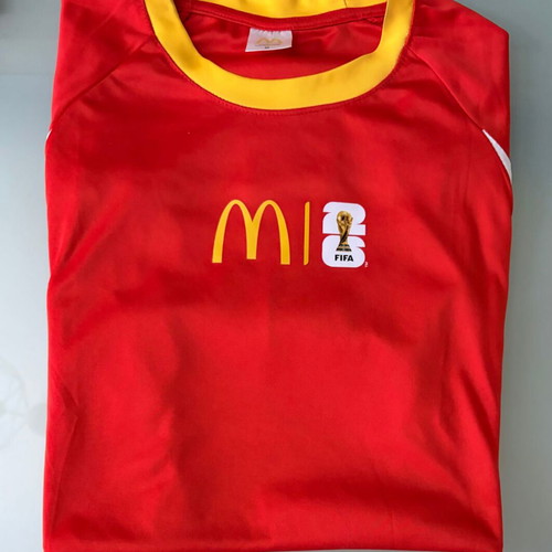 McDonald's World Cup 2026 Medium Size Shirt New