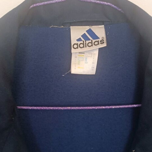 Vintage Adidas Track Jacket Cream/Navy like new, 90s style