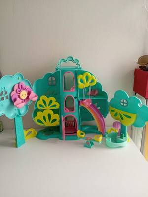 Zapf Creation Baby Born treehouse toy with elevator, slide, pool, swings