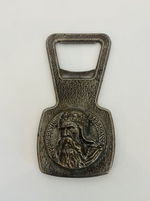 PFAFF Advertising Cast Iron Bottle Opener Used Vintage Rare