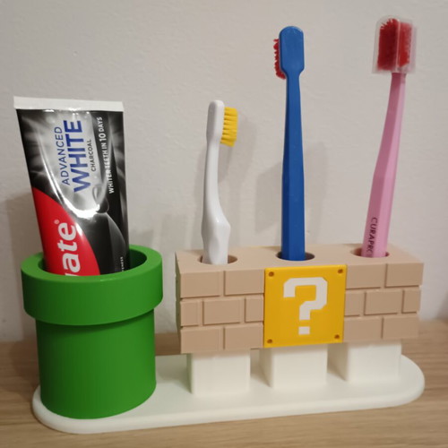 Super Mario Toothpaste Stand made to order