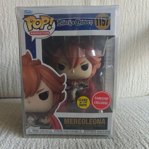 Funko Pop Black Clover Mereleona 1157 GameStop Exclusive Glow in the Dark