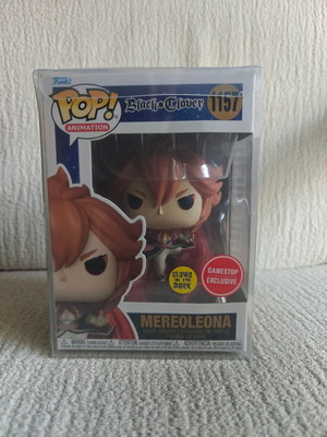 Funko Pop Black Clover Mereleona 1157 GameStop Exclusive Glow in the Dark