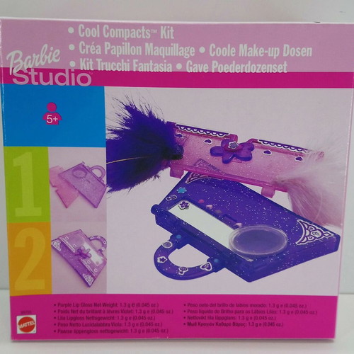 Mattel Barbie Studio Cool Compacts Kit 2000 brand new