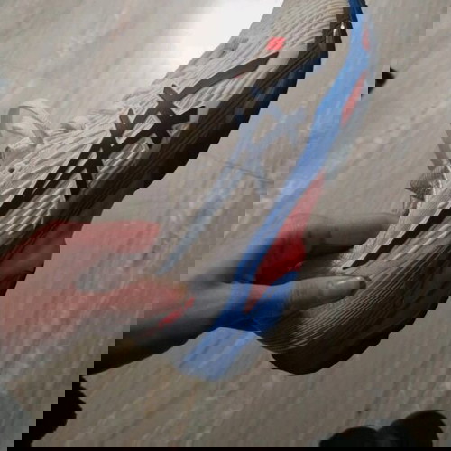 Παπούτσια τένις Asics Womens Solution Speed FF 2 38 σαν καινούργια, άσπρα/μπλε