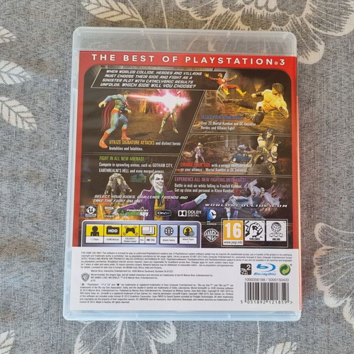 Mortal Kombat vs. DC Universe Essentials PS3 like new fighting game