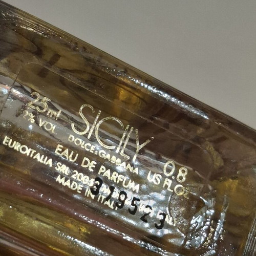 Sicily Eau de Parfum by Dolce & Gabbana, like new, vintage 25ml