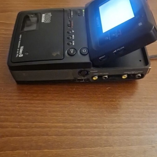 Sony GV-8E PAL Video Walkman μεταχειρισμένο, vintage φορητό σύστημα 1988