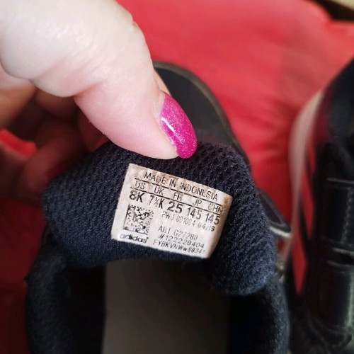 Παπούτσια Adidas αθλητικά για κορίτσι σαν καινούργια, μέγεθος 25, μπλε ροζ