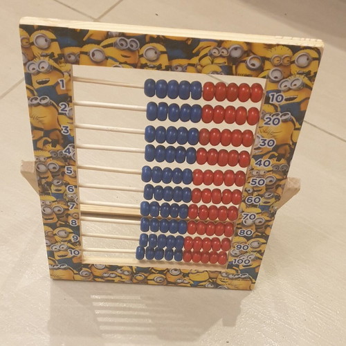 Minions Abacus 25x21cm Like New for Kindergarten and First Grade
