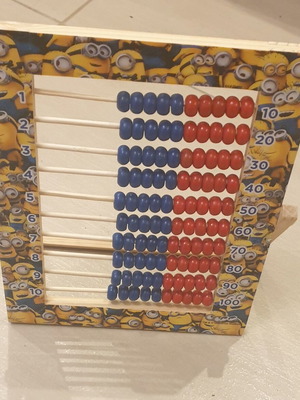 Minions Abacus 25x21cm Like New for Kindergarten and First Grade