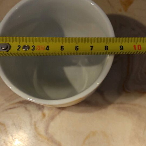 Porcelain coffee and tea cup set, 12 pieces, like new